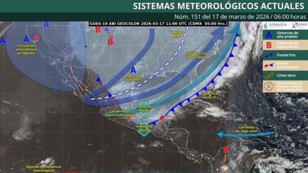 Pronóstico del clima en Quintana Roo para hoy martes 17 de marzo 2026