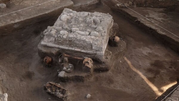 Descubren altar prehispánico y ofrendas en las inmediaciones de Tula, Hidalgo