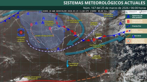 Pronóstico del clima en Quintana Roo para hoy miércoles 25 de marzo 2026