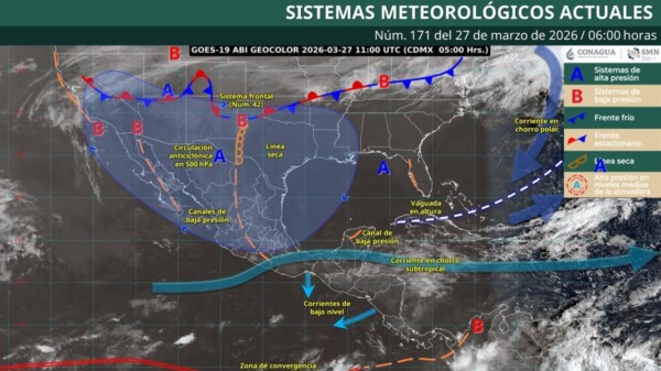 Pronóstico del clima en Quintana Roo para hoy viernes 27 de marzo 2026