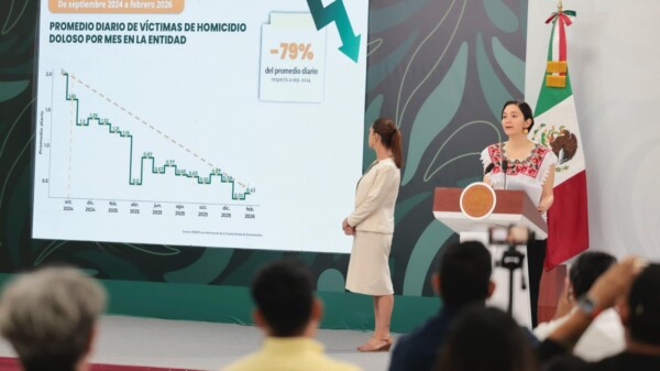 Reportan reducción de homicidio doloso en Quintana Roo de 79%
