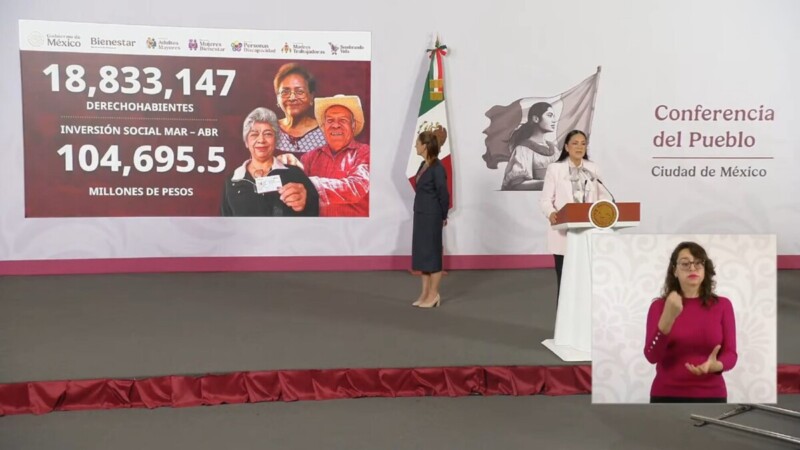 Suman más de 18 millones de beneficiados del Bienestar