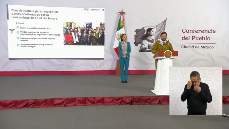 Avanza plan de justicia para habitantes en el Río Sonora