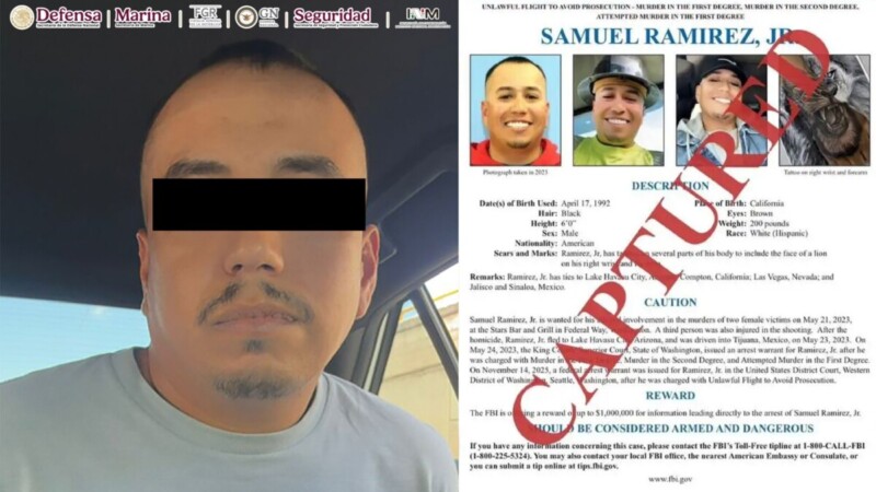 Cae en México uno de los más buscados por el FBI