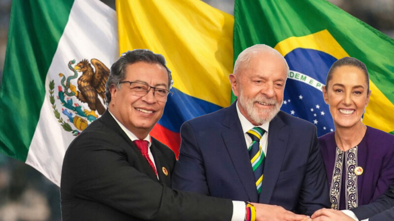 Llaman Sheinbaum, Lula y Petro a cese al fuego en Medio Oriente