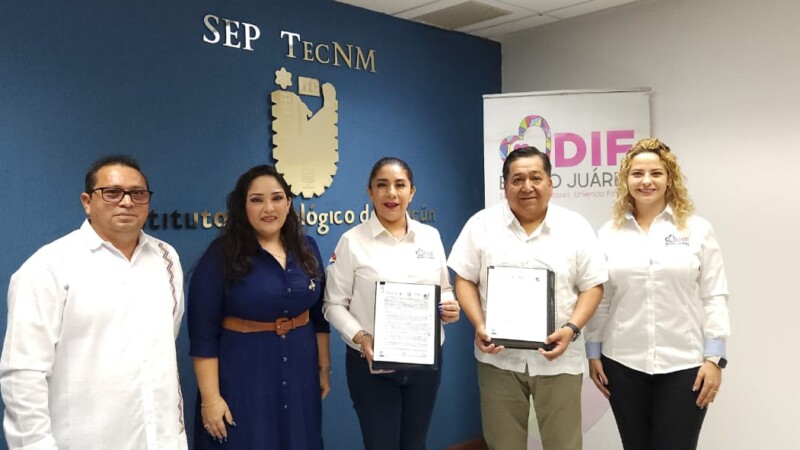 Fortalece el DIF Benito Juárez vinculación académica
