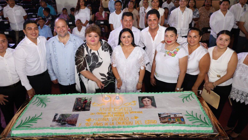 Conmemora Leona Vicario el 90 aniversario del cambio de nominación de la antigua Hacienda Santa María