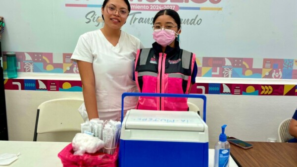 Refuerzan campaña de vacunación contra el sarampión en Isla Mujeres