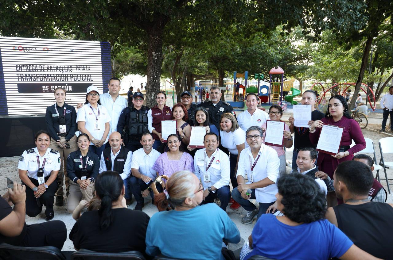 La paz se construye en equipo: Ana Paty PeraltaAsigna 12 patrullas para fortalecer la paz en el sector 3; conforman cinco nuevos Comités de Paz en la SM 92