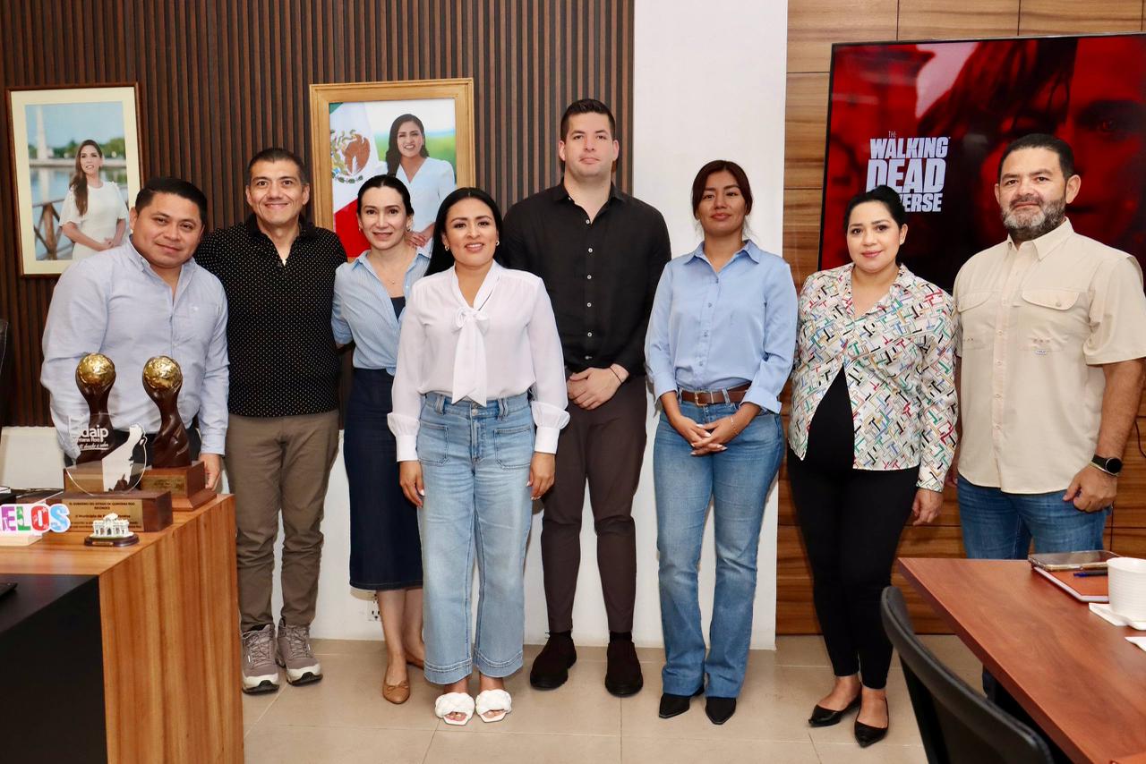 Impulsan en Puerto Morelos el Programa de Vivienda del Bienestar para familias; la presidenta municipal, Blanca Merari Tziu Muñoz, sostuvo una reunión de trabajo con el delegado del Instituto del Fondo Nacional de la Vivienda para los Trabajadores (Infonavit) en Quintana Roo, Gerardo René García Hernández