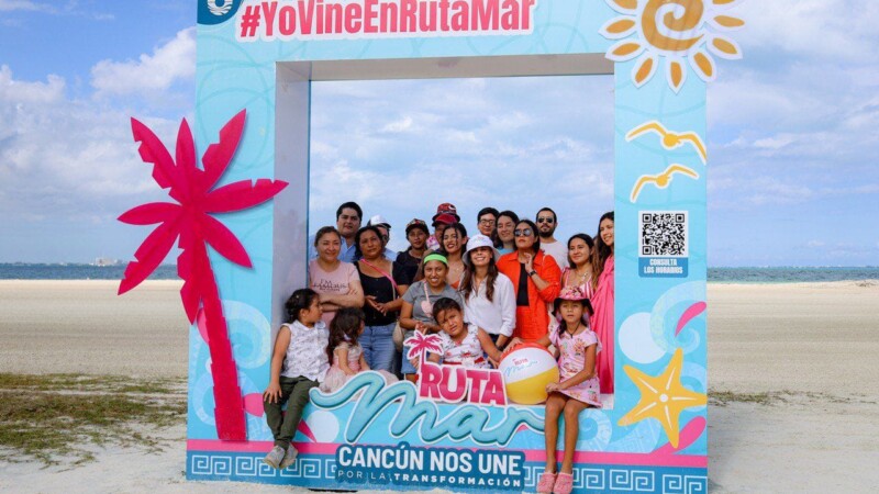 Más de 11,400 cancunenses han disfrutado de las playas con Ruta Mar: Ana Paty Peralta