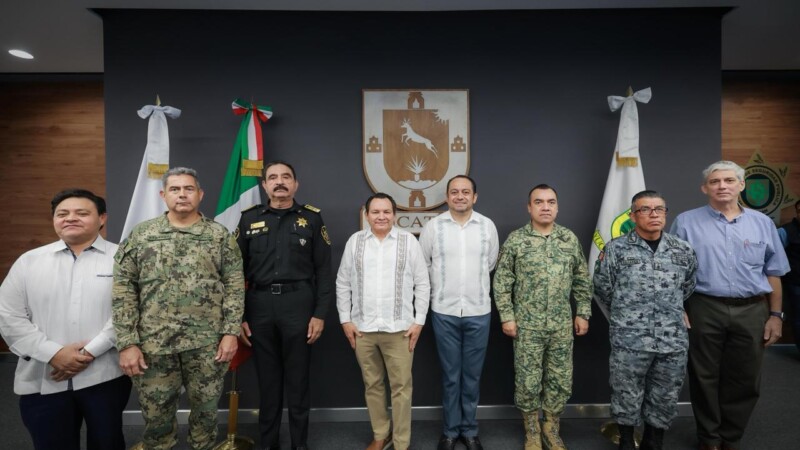 Gobierno de Yucatán refuerza coordinación para mantener un estado seguro en temporada vacacional