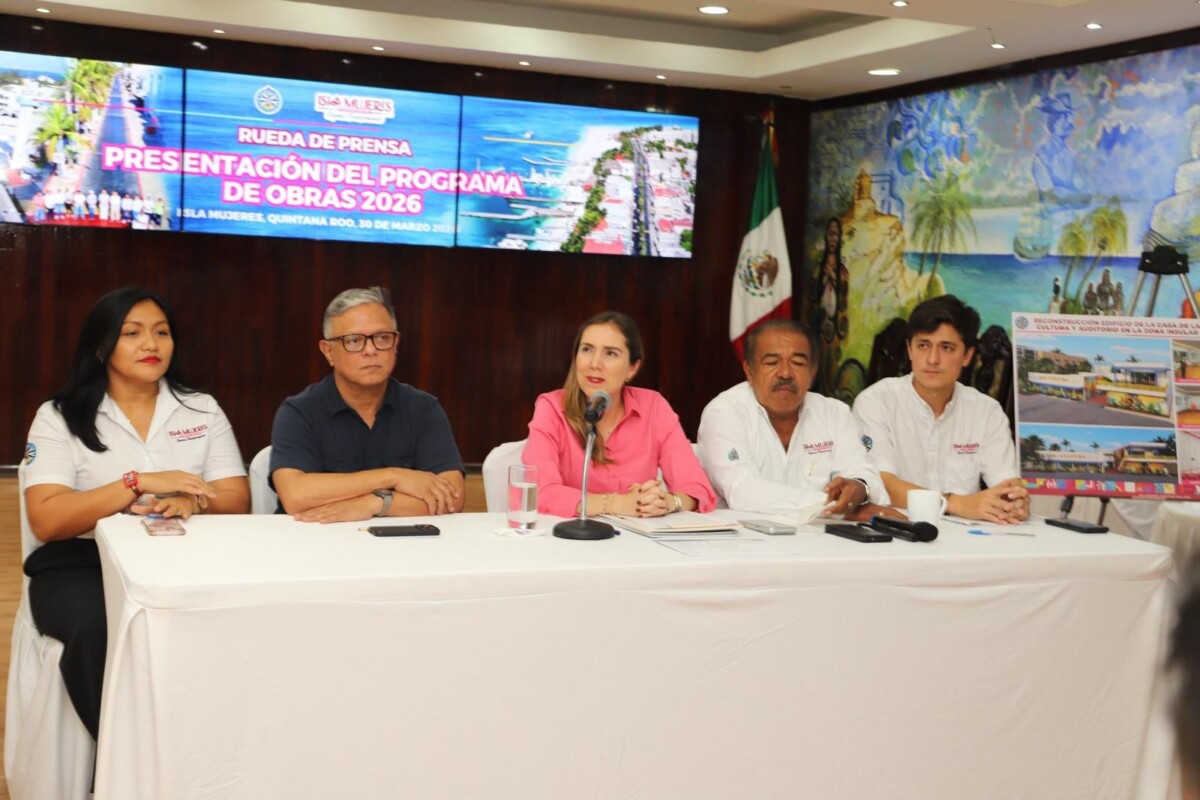 Atenea presenta paquete de 27 obras para transformar Isla Mujeres en 2026