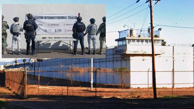 Autoridades decomisan nuevamente armas y cartuchos en penal de Sinaloa