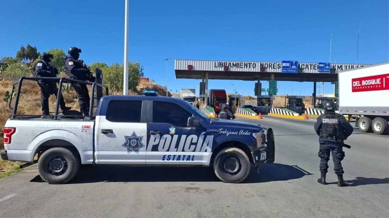 Ataque coordinado con drones explosivos y disparos sorprende a policía de Zacatecas