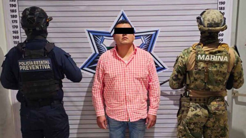 Detienen a “El Charro” presunto extorsionador de La Familia Michoacana en Puebla