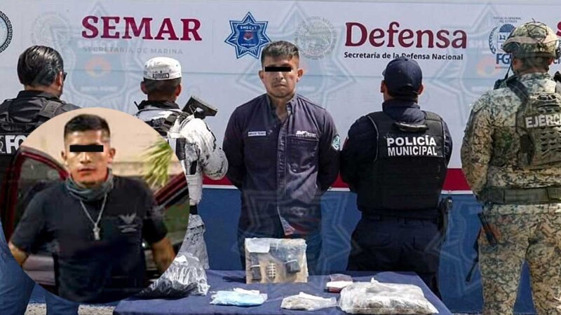 Capturan a presunto ladrón de vehículos en céntrica avenida de Cancún