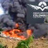 Desplome de avión militar de Colombia deja numerosos muertos y heridos