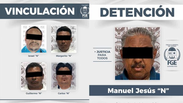 Vinculan a proceso a cuatro presuntos extorsionadores en Quintana Roo
