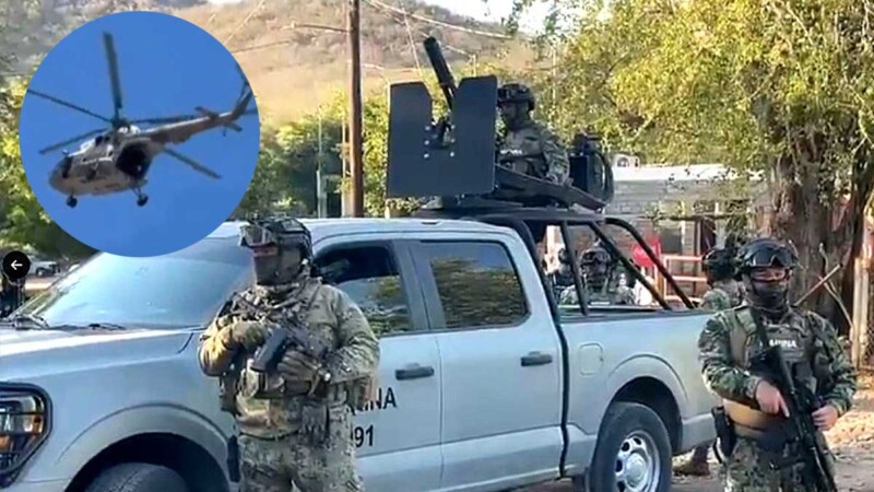 Marina abate a 11 presuntos sicarios durante enfrentamiento en Sinaloa