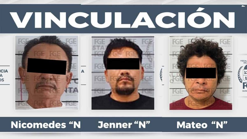 Vinculan a proceso a tres hombres por delitos sexuales en Quintana Roo
