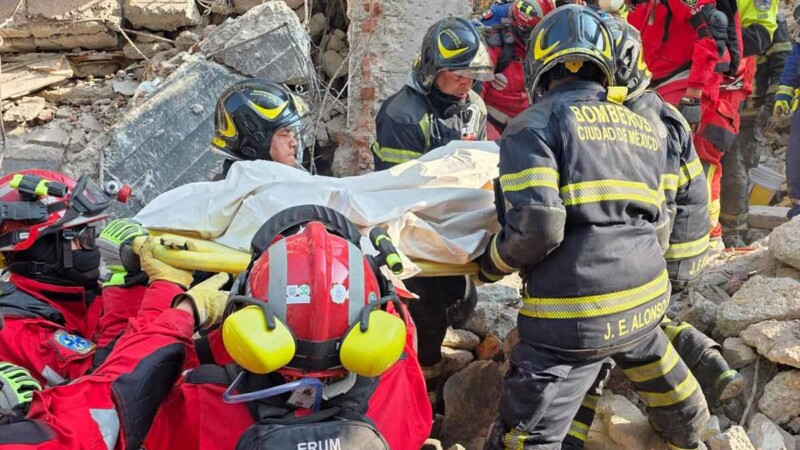 Aumentan a tres víctimas mortales en colapso de edificio de la CDMX