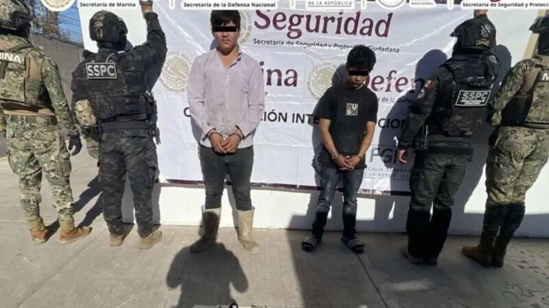 Caen dos jóvenes ligados a célula delictiva del CDS en operativo federal