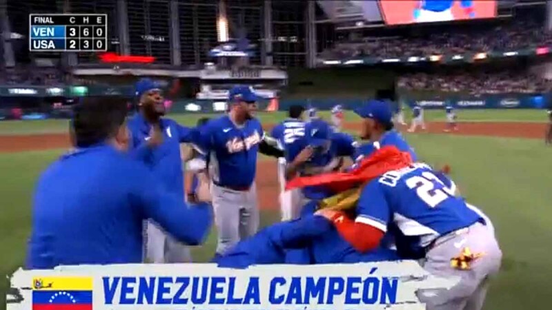 Venezuela gana el Clásico Mundial de Beisbol y cobra venganza con EE.UU