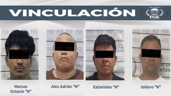 Vinculan a proceso a cuatro presuntos homicidas en Quintana Roo