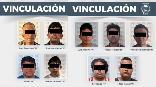 Vinculan a proceso a nueve presuntos narcomenudistas en Quintana Roo