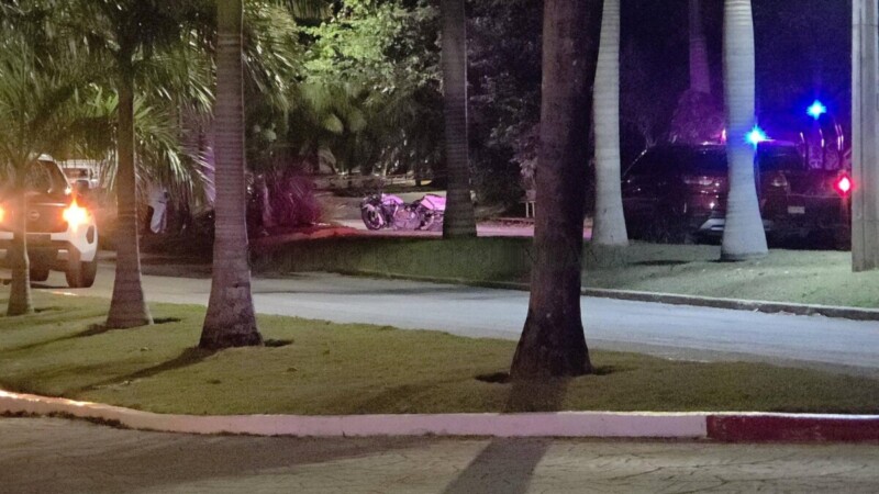 Fallece empresario tras accidente de motocicleta en la zona hotelera norte de Cozumel