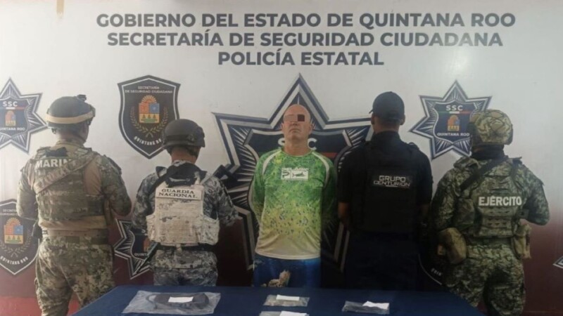 Detienen a narcomenudista en recorridos de vigilancia en la avenida Huayacán