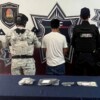 Detienen a menor con droga y una moto robada en el ejido Alfredo V. Bonfil
