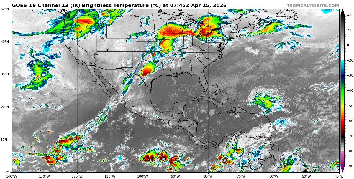 Cielo medio nublado en el transcurso del día, con lluvias aisladas en Campeche, Yucatán y Quintana Roo. Ambiente templado por la mañana y cálido a caluroso por la tarde.