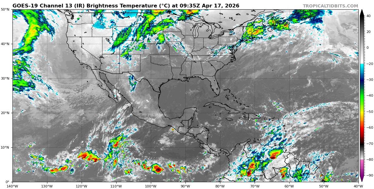 Cielo medio nublado a nublado en el transcurso del día. Lluvias aisladas en Yucatán, Campeche y Quintana Roo. Por la mañana, ambiente templado y cálido en las costas de la región
