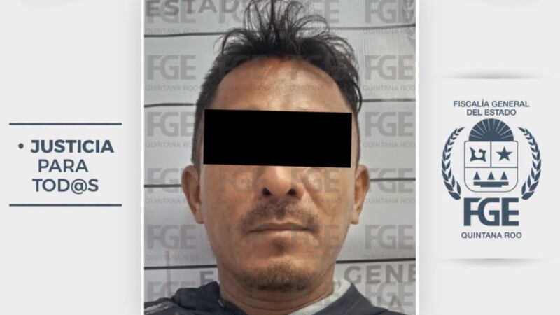 Capturan en Tabasco a un presunto feminicida buscado en Playa del Carmen