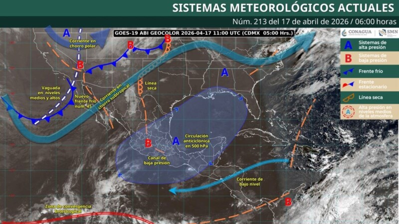 Pronóstico del clima en Quintana Roo para hoy viernes 17 de abril 2026