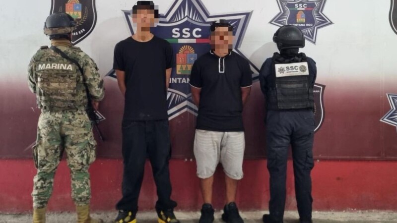 Aseguran en la Supermanzana 252 a dos menores en una moto robada