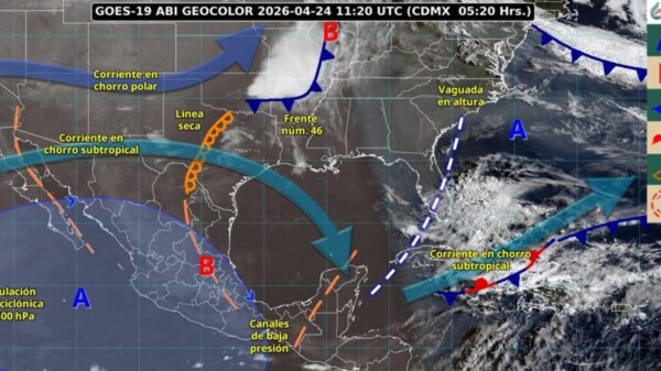 Pronóstico del clima en Quintana Roo para hoy viernes 24 de abril 2026