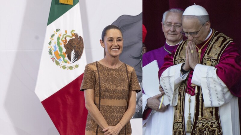 Respalda Sheinbaum llamado de paz del Papa León XIV