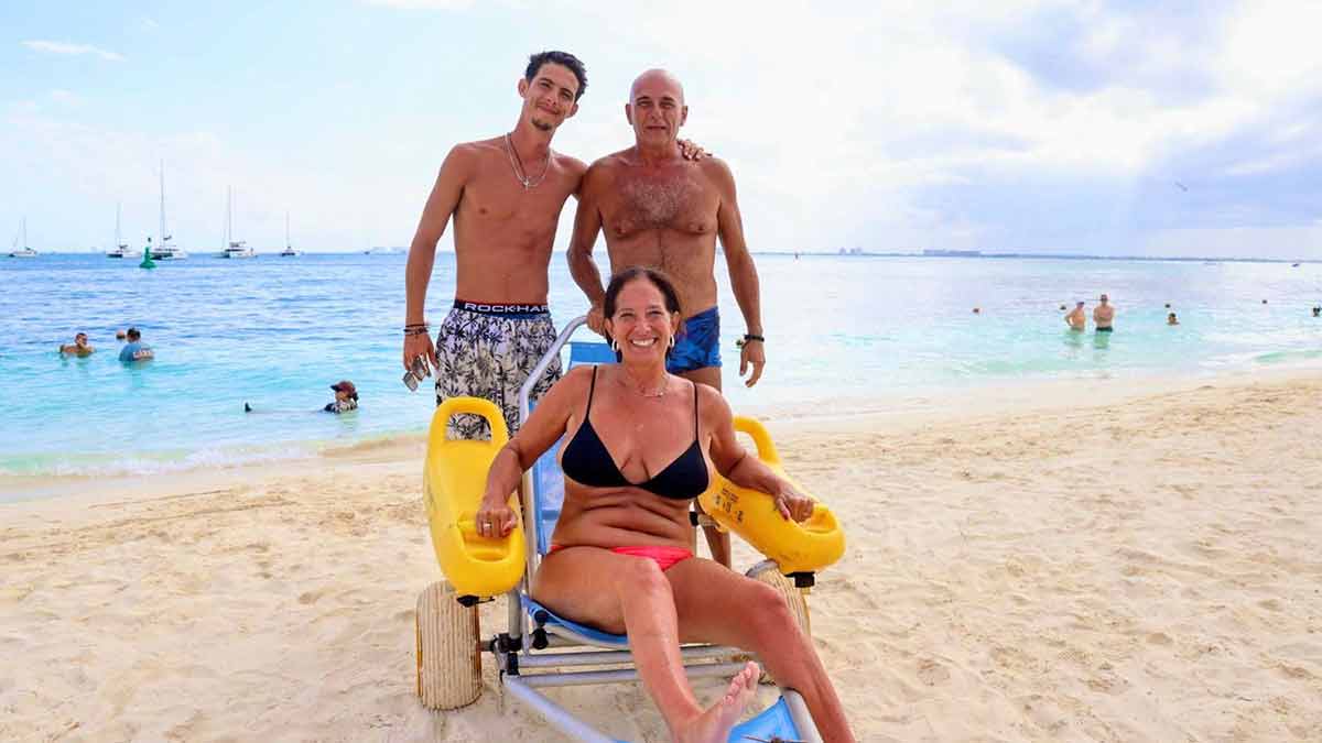 Isla Mujeres reafirma su compromiso con la inclusión con playas accesibles para todas y todos