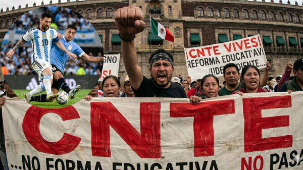 Amaga la CNTE con huelga nacional indefinida previo a la Copa Mundial FIFA 2026