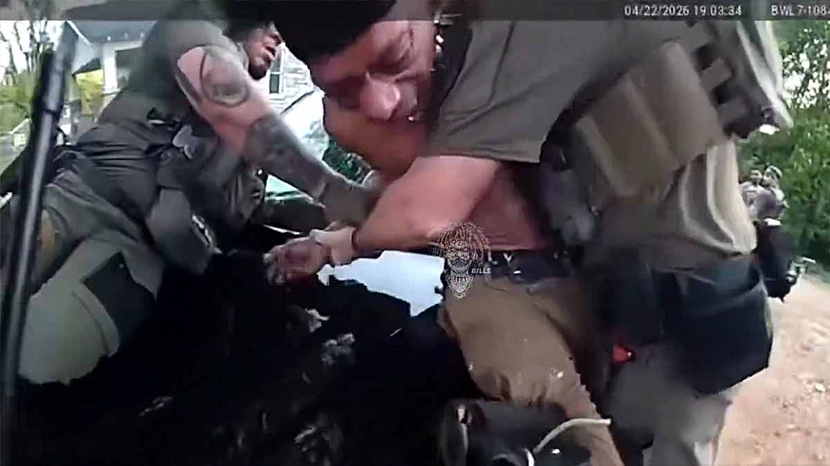 Perro K9 resulta mordido por detenido en inusual intervención policial