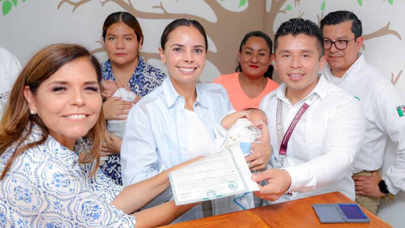 Protegen Ana Paty Peralta y Verónica Lezama derecho a la identidad en Cancún