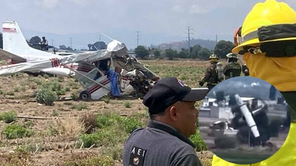 Desplome de avioneta en Puebla deja cuatro muertos
