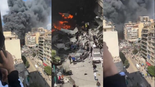 Israel bombardea Beirut, Irán responde con cierre de Ormuz