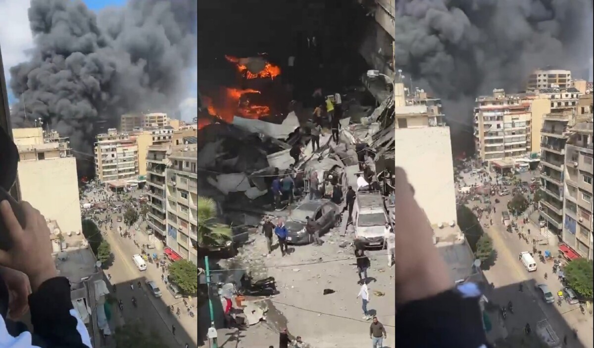 Israel bombardea Beirut, Irán responde con cierre de Ormuz