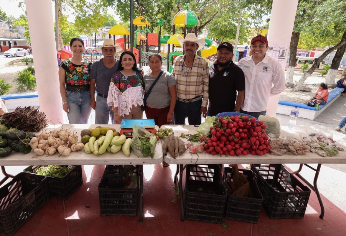 Impulsa Blanca Merari la economía de productores en Puerto Morelos en la segunda edición de “Mercado Local - Nuestra Cosecha”