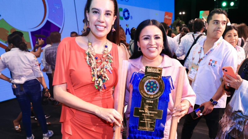 Nuestra Ruta de los Cenotes se corona como mejor ruta turística de México: Blanca Merari