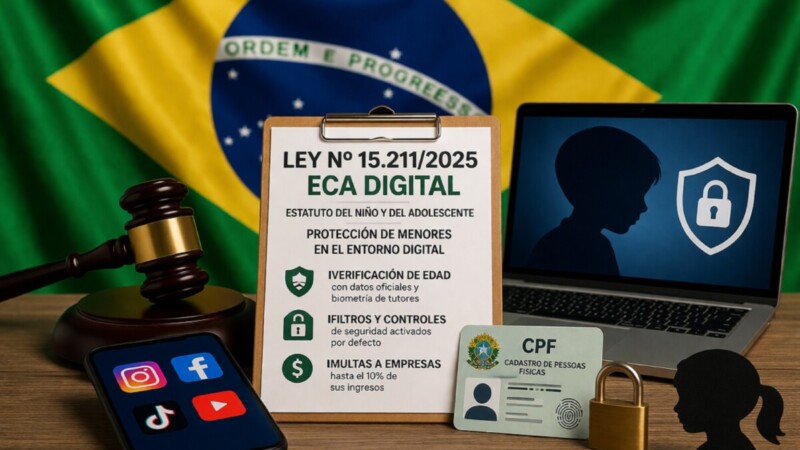 Limita Brasil uso de plataformas digitales para menores de edad